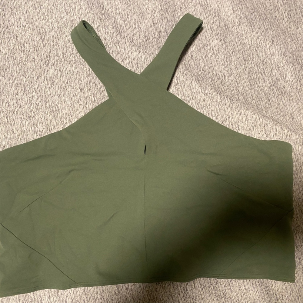 Green Sleeveless Top